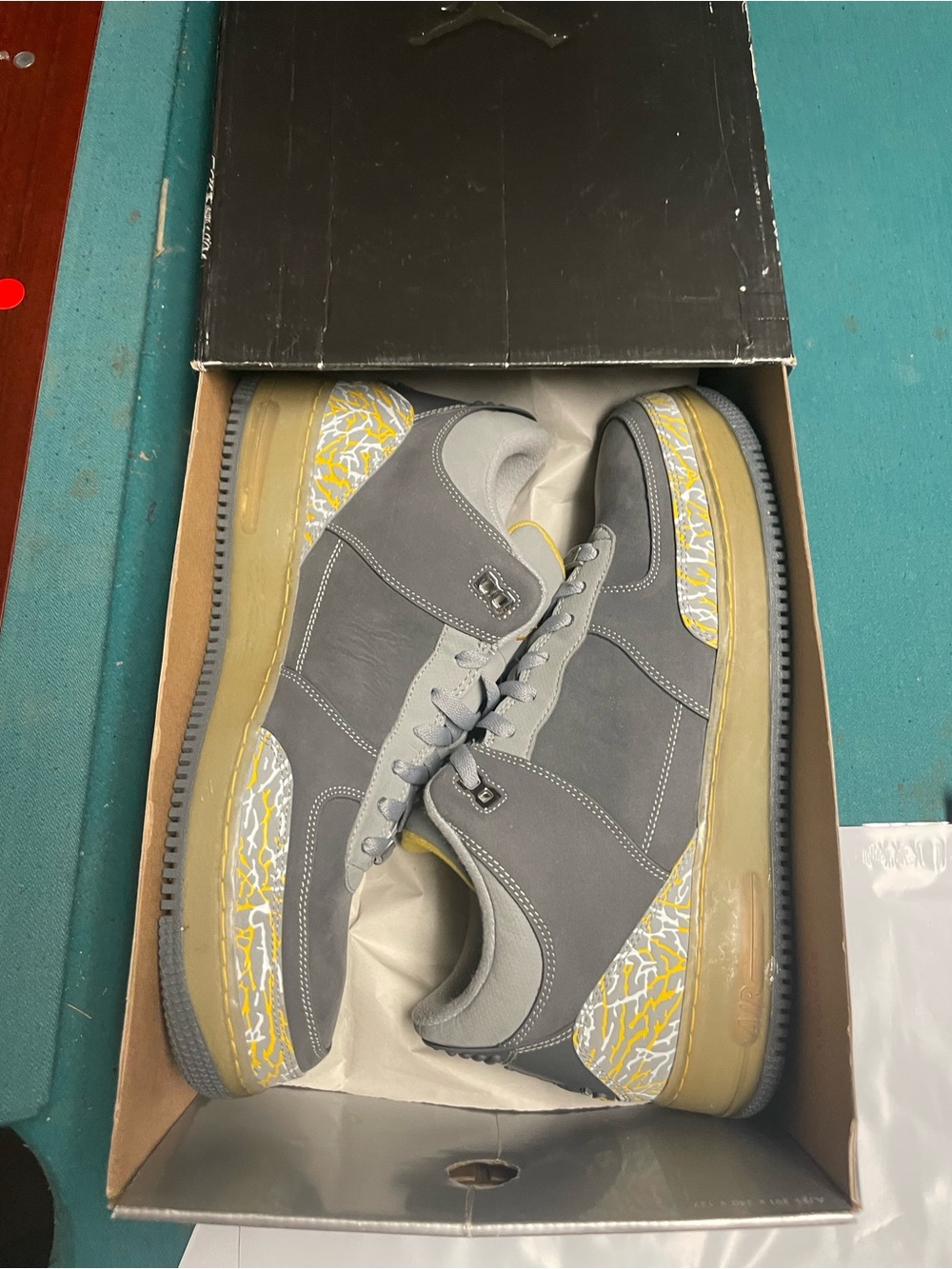 Jordan AJF3 Flint Grey Varsity Maze - Picture 10 of 10